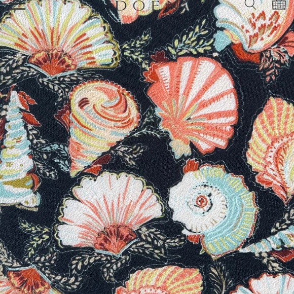 Doen Adra dress in noir tresors de la mer, silk - Picture 3 of 4